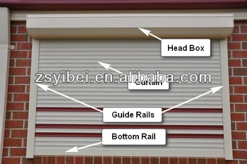 Aluminum Guide Rail For Roll Up Shutter Buy Guide Rail Hardware Aluminum Door And Window Roller Shutter Accessories Product On Alibaba Com