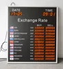 led exchange rate display boards aluminum die casting led Shenzhen Babbitt Model No. BT6-80L90H-R(M) Red LED Exchange Rate Board