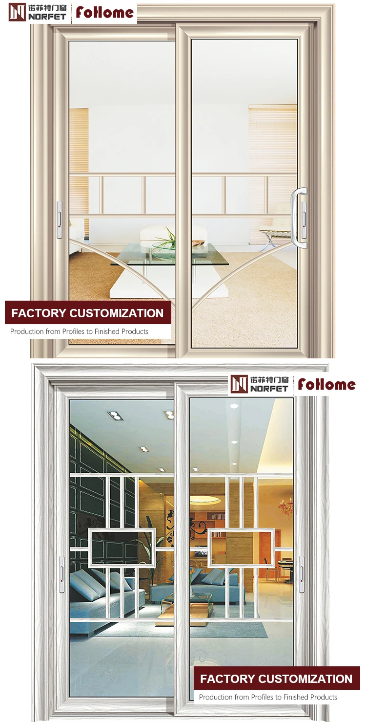 interior french door wooden grain glass sliding doors aluminium frame decorative balcony door