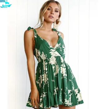 Green Beach Dresses