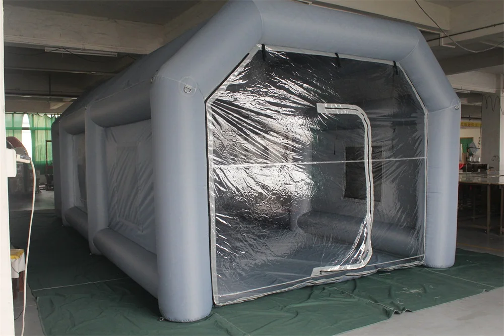 inflatable spray booth