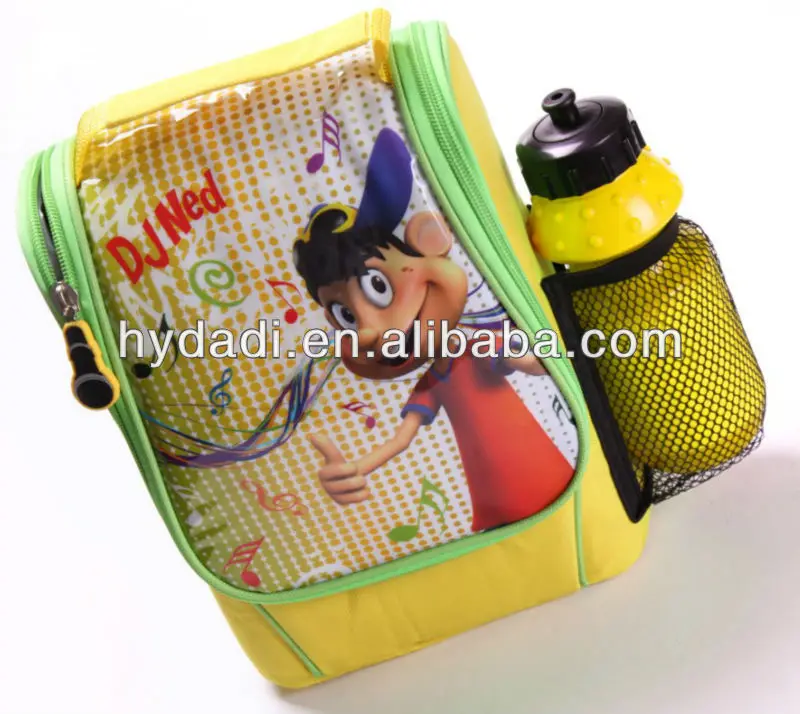 girls backpack with bottle holder