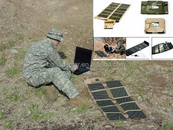 Flexible solar panel in amorphous cells solar blanket in RED