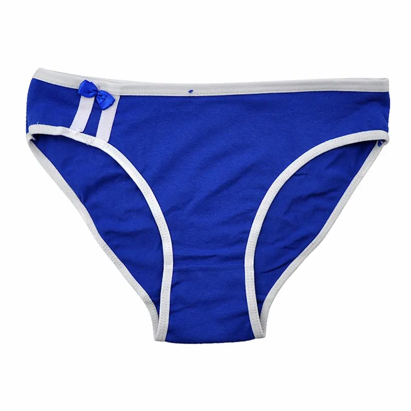 Women Cotton Panties Girls Lovely Bowknot Briefs Skin Wear Tight