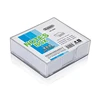Wholesales OEM Square Acrylic Desk Business card holder Notes Plastic Card Box with Clear Business Name Card Stand