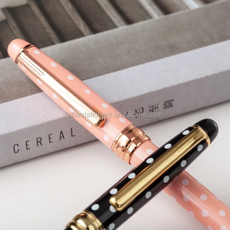 Luxe Polka Dot Ballpoint Pen – Nikki's Paper