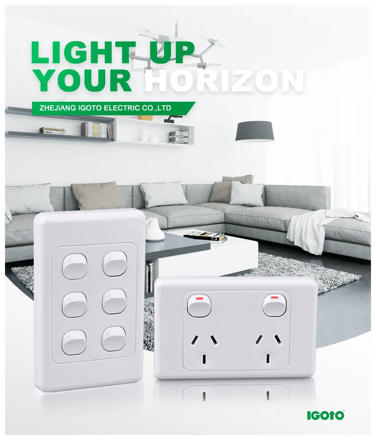 10 Amp Double Power Point Electrical Socket GPO 240V 10A Outlet White SAA