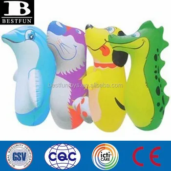 Dinosaure Inflatable Punching Bags Custom Kids Animal Shape 3d Dinosaure Inflatable Punching Bags Custom Kids Animal Shape 3d Bag Child Taekwondo Bop Toys