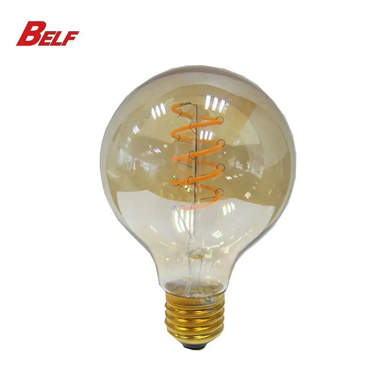Zigbee light bulb flexible filament bulb G95 2200K