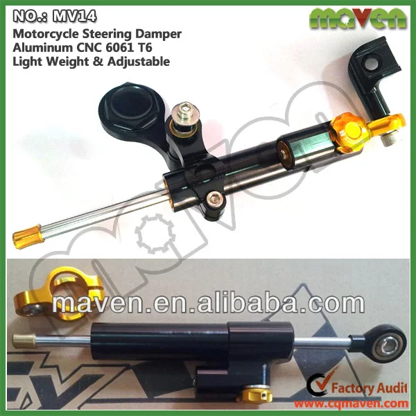 Lightweight Cnc Adjustable Motorcycle Steering Damper For Yamaha R6 06