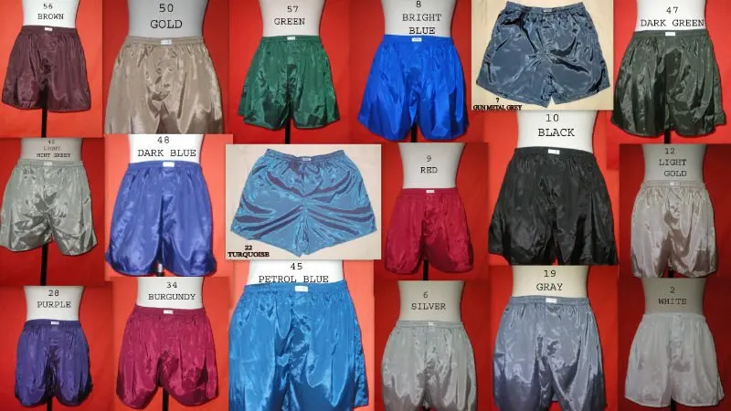 boxers de seda