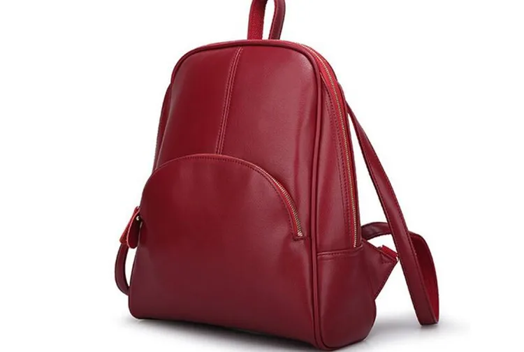 Pu Leather Women Bags Best Backpacks For Women Travelling Tas Sekolah ...