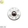 Hot Sale custom logo Zinc Alloy Jeans metal Rivet button In China Factory