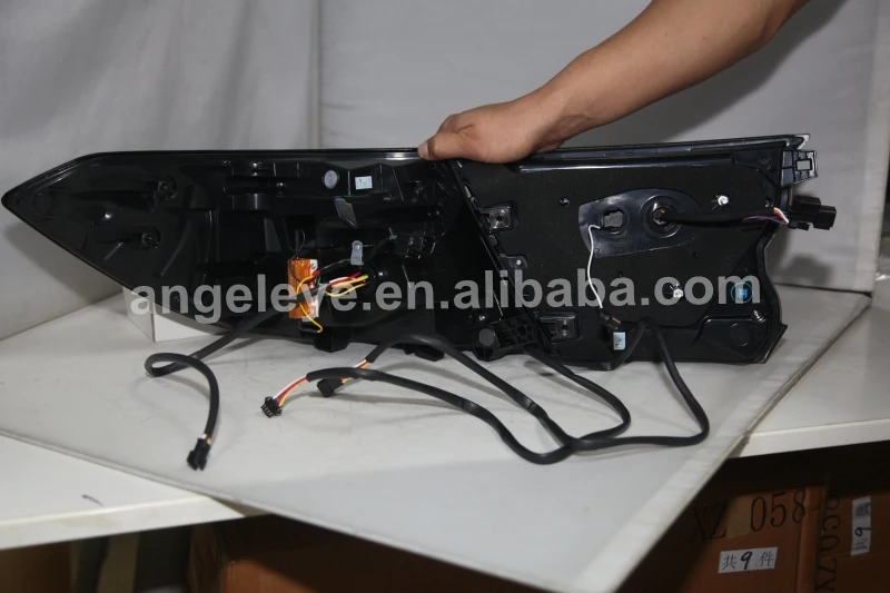 Tenth Generation LED Strip Tail Light led rear light For Accord G10 for Honda 2017-2019 Smoke Black