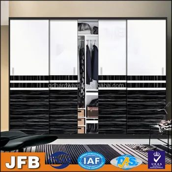 High Quality Aluminum Profile Frame Wardrobe Sliding Door