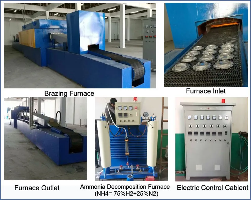 Continuous Mesh Belt Heat Treatment Muffle Brazing Oven ...