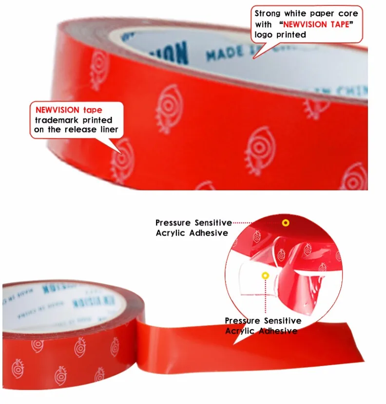 Acrylic Adhesive Tape For Cars Pe Foam Vhb Tape Double Sided Foam Tape
