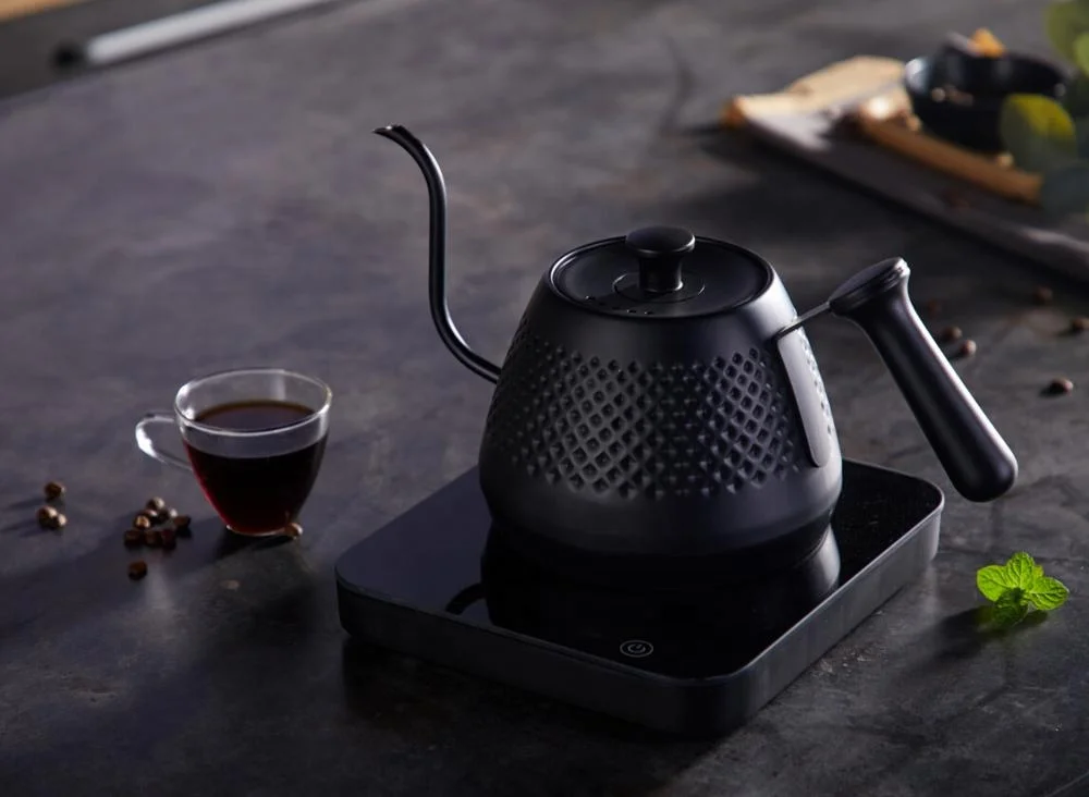 Colorful Gooseneck Electric Swan Neck Kettle Narrow Long Spout Drip Pot