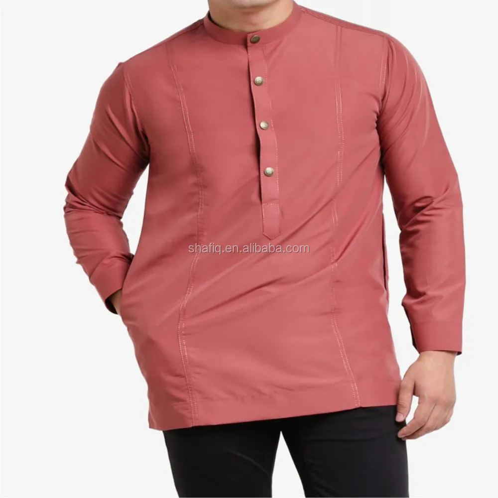 Motif Bordir Baju Melayu Pria