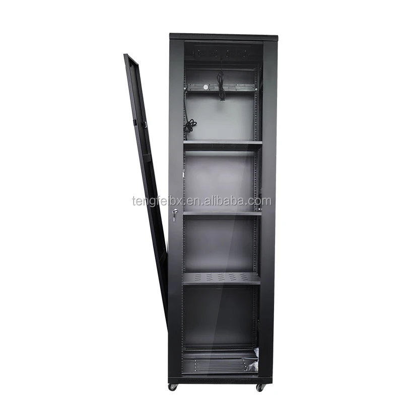 22u 27u 32u 37u Front Glass Door Metal Rack Network Buy Ddf