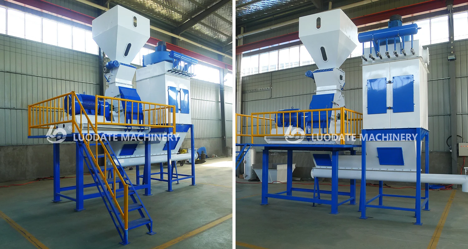 Poultry Chicken Feed Grinding Machine For Animal Feed Shredder Machine