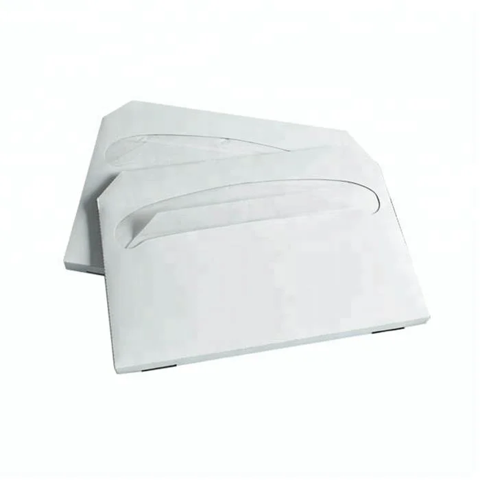 promotional 1/2 fold disposable flushable toilet seat cover paper