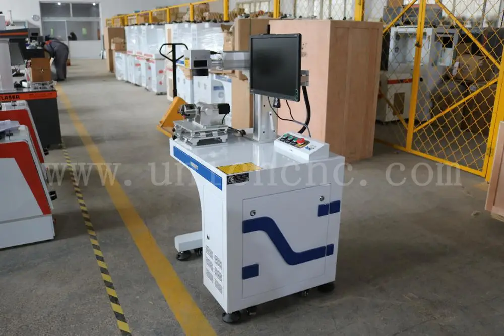 UNICH fiber laser marking machine with 20/30/50W Raycus/Max generator