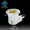 Flat plug USA to E27 Adapter socket Converter screw type bulb switch lamp electrical plug with switch ON/OFF Button Lamp holder