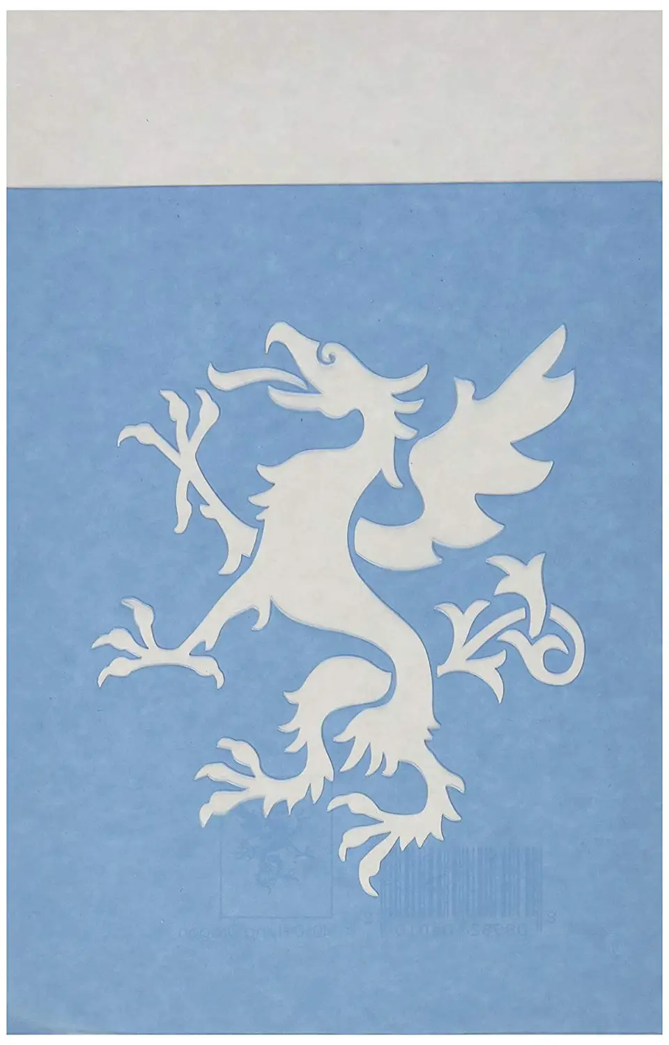 Faux Like a Pro Baby Hand and Foot Prints Stencil Single Overlay 5.5 by 7-Inch