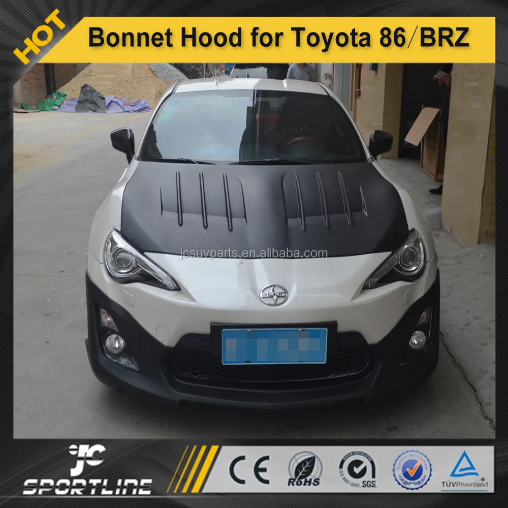 Serat karbon wald bonnet hood untuk toyota BRZ GT86 FT86 