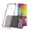 Ultra Slim Fit Plating Silicone Crystal Clear Electroplating TPU Back Cover Case For Samsung Galaxy M20 /A30