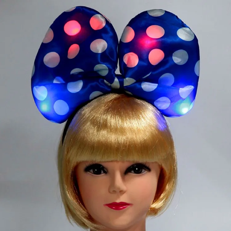 Flashing Led Minnie Mouse Light Up Headband For Party Decoration - Buy