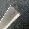TianQi Acrylic irregular size led plastic extrusion light PMMA diffuser cover for goods shelf
