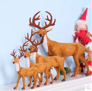 realistic deer figurines