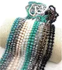 Long Strand Crystal Beaded Necklaces