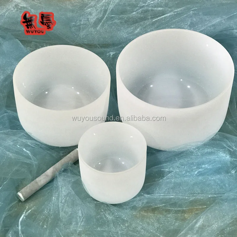 
Chakra Sound Therapy wholesale Quartz Crystal Classic frosted singing bowl 
