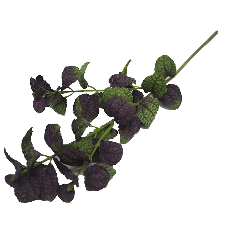 style fresh gorgeous artistic greenery artificial mint leaves