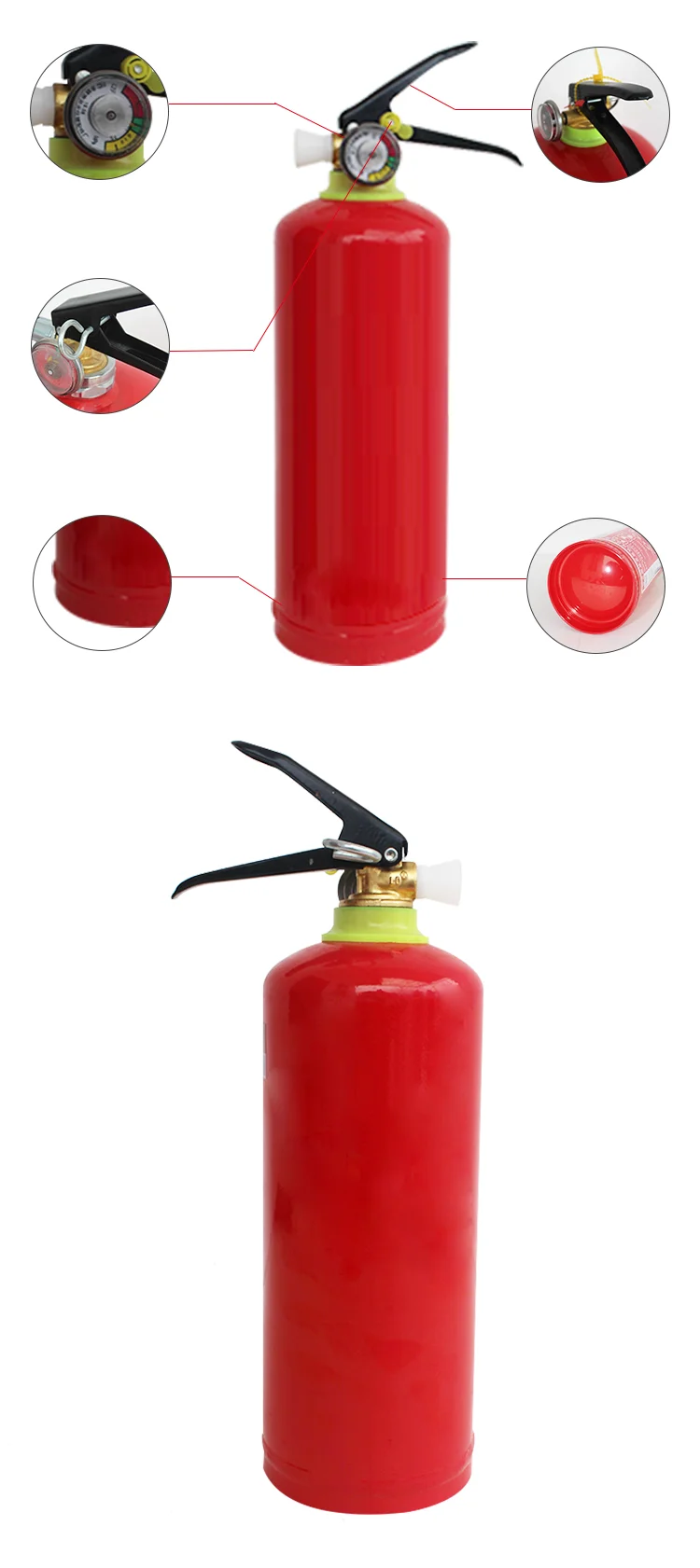 2020 New Innovative Automatic Fire Extinguisher 1kg Co2 Dry Powder Fire