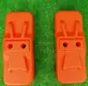 Plastic Fence Base/Temprory Fence Cake Base/Fence Base in Orange & Red