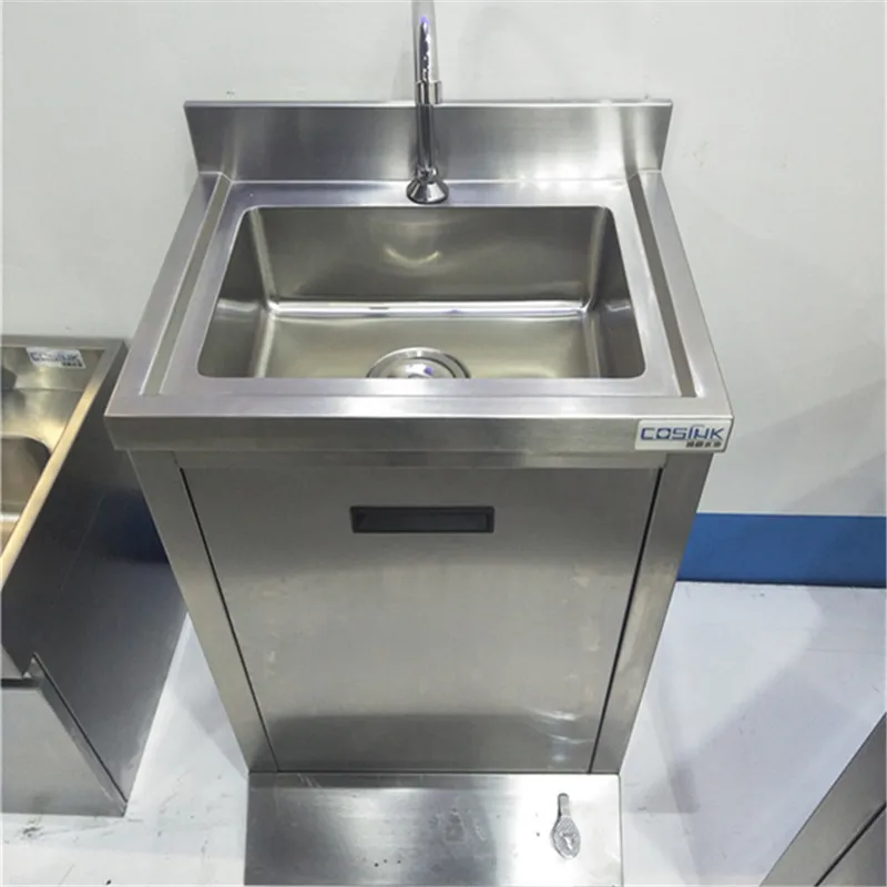 Ss304 Stainless Steel Medical Cleaning Sink Free Standing Foot Operate Wash Basins For Hospital Buy 304 Medical Sink Medical Sink Free Standing Free