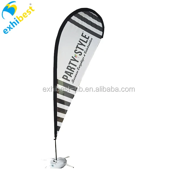 Manufacturer Easy Mobile Portable Outdoor Feather Banner Beach