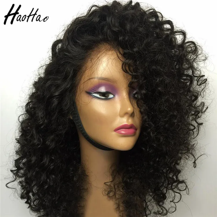 Large Stock Natural Color Wigs Brazilian Full Lace Human Hair Wig - Buy ...