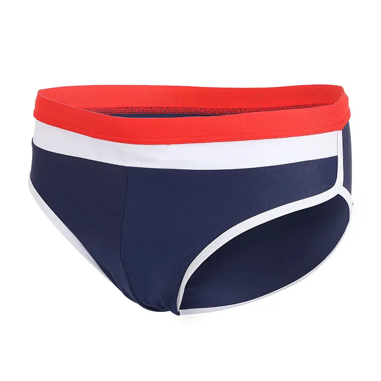 舒适尼龙氨纶男士泳装数码印花升华性感男士游泳内裤