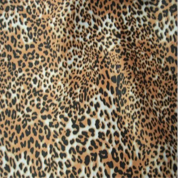 Satin Leopard Print Fabric - Buy Leopard Print Satin Fabric,Leopard ...