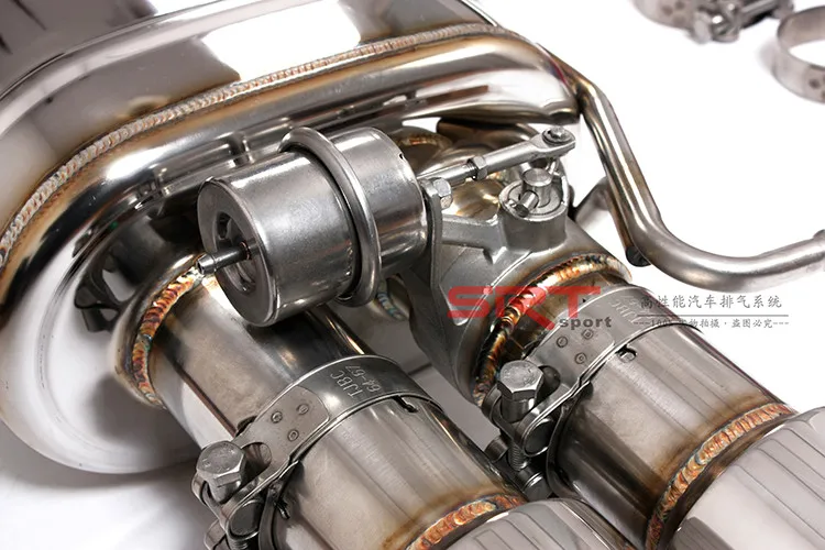 Valve Exhaust For Audi A5 Auto Exhaust System Catback With Quad Double