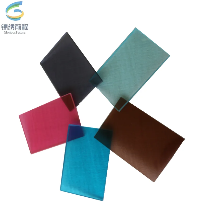 جودة عالية أفضل سعر سلامة الزجاج 6 مللي متر 8 مللي متر 10 مللي متر 12 مللي متر ملون و واضح زجاج رقائقي