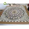 Hebei mosaic medallion flat stones,free mosaic flower patterns