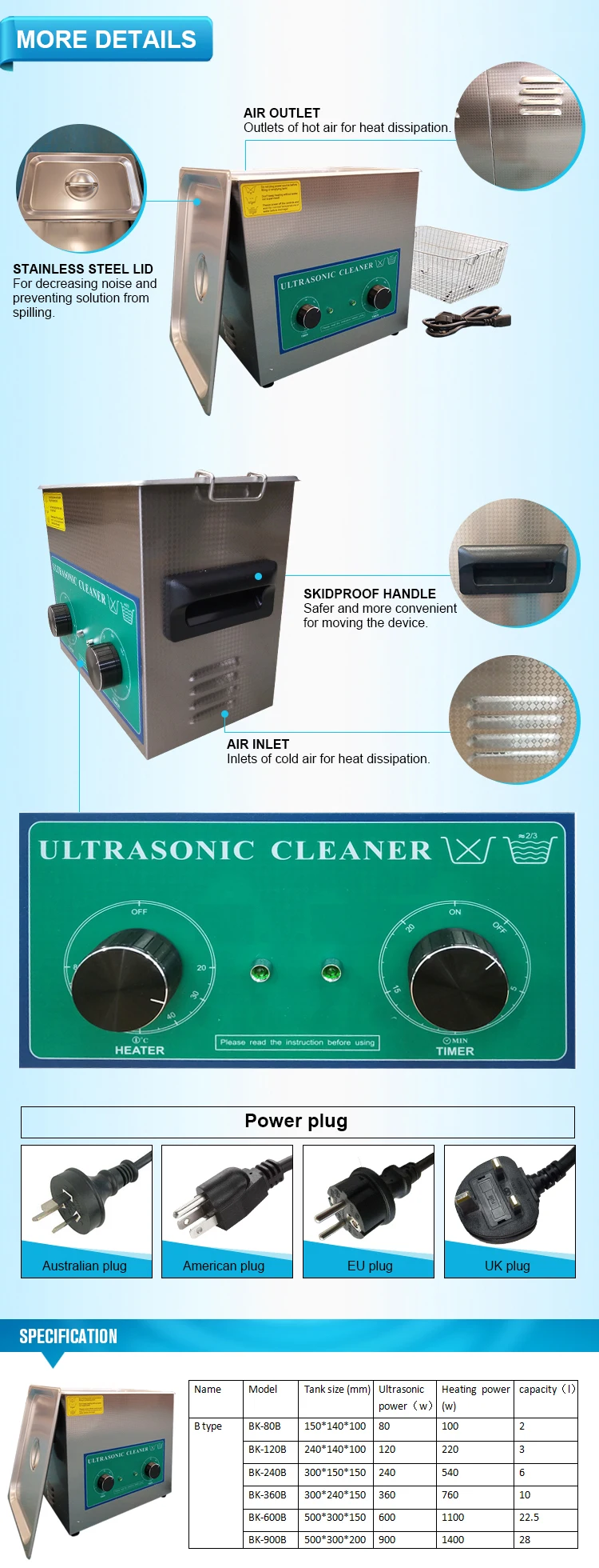 Ultrasonic Cleaner Equipment Of Glass Bottles And Jars Buy Low Price High Quality Sinobakr 67l