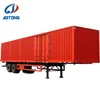 3 Axle 15 to 80 Cubic Meter Truck Cargo Van Semi Trailer for Sale