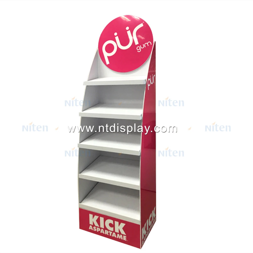 Wooden Floor Custom Design Candle Display Case Commercial Candle